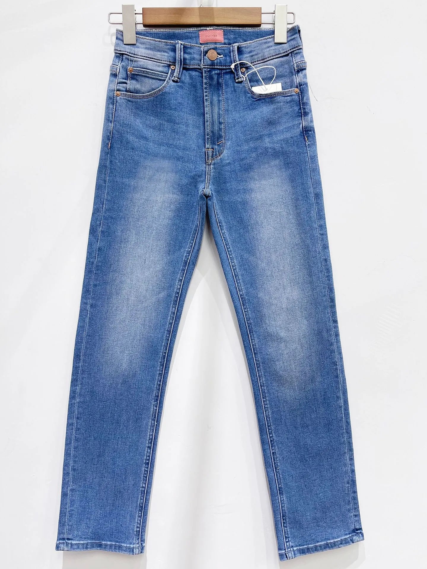 Women Stretch straight denim pants fashion casual ankle-length jeans 2023 new
